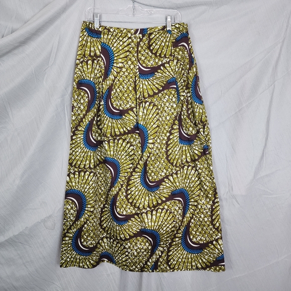 Soft Surroundings Dresses & Skirts - New! SOFT SURROUNDINGS Size Medium Vintage Deep Woods Print Pleated Maxi Skirt‎